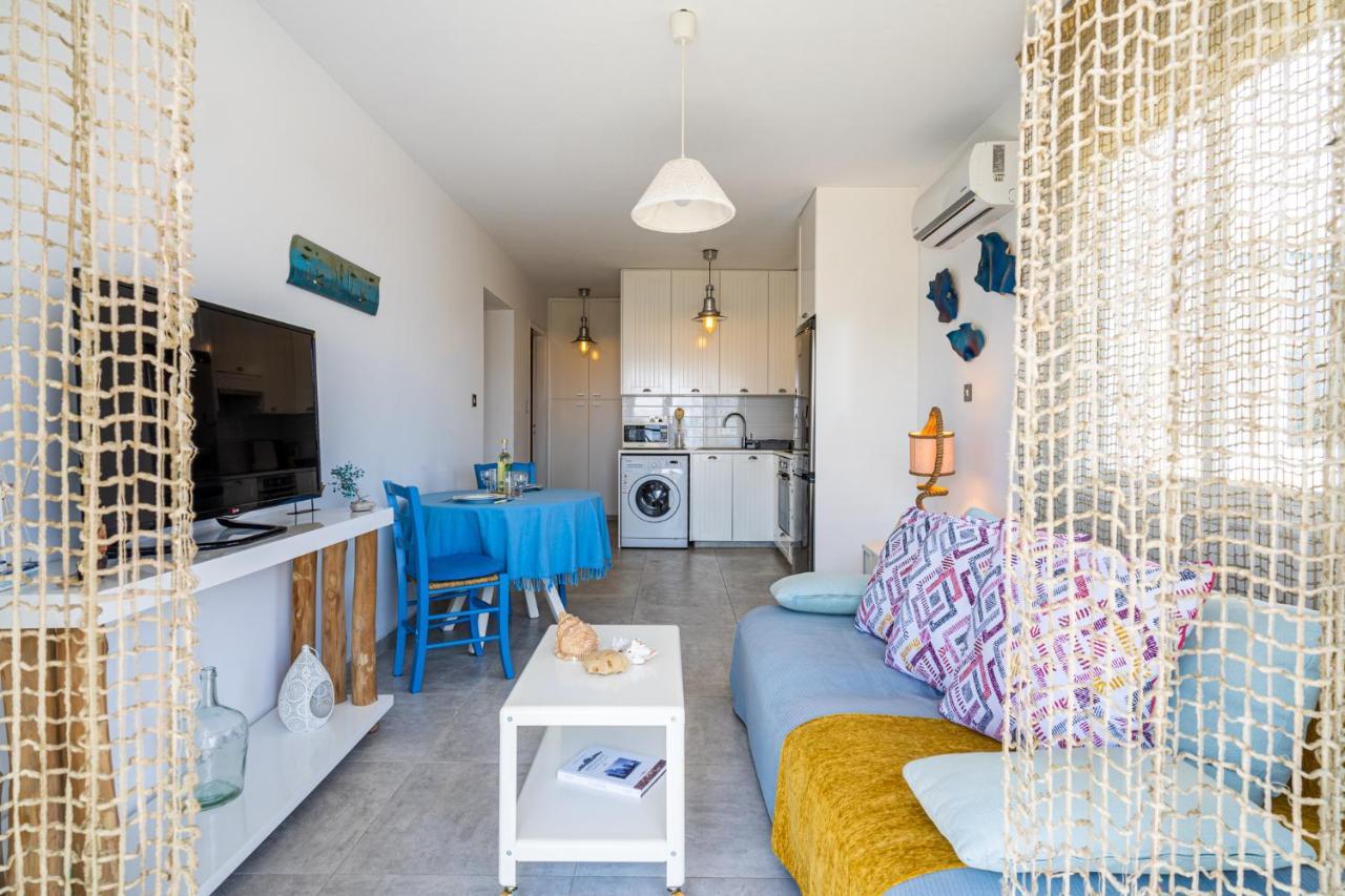 Seawaves 1- Bedroom Apartment Near Meneou Beach Larnaca Exteriör bild
